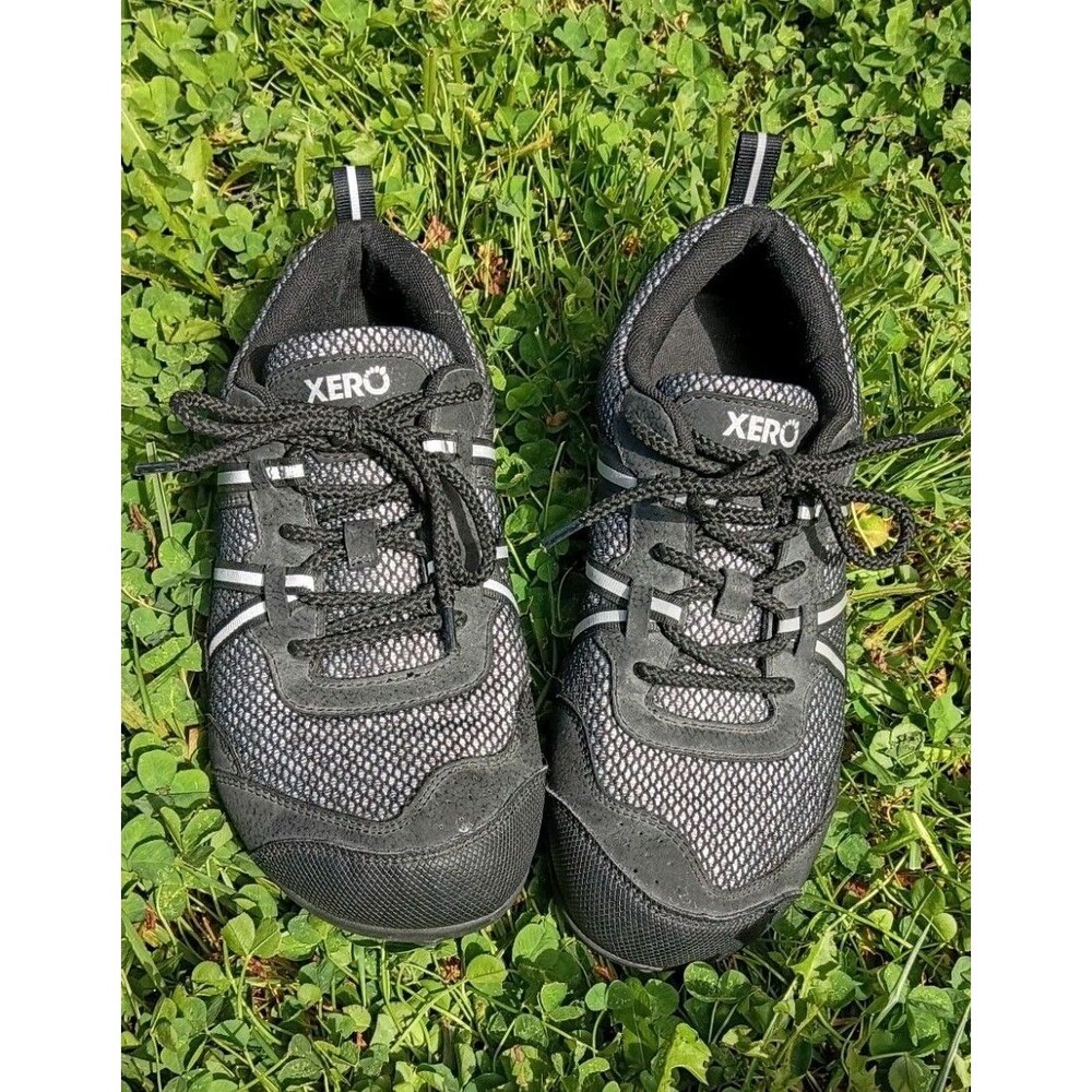 Xero Shoes TerraFlex Barefoot Trail Running Shoes Black Gray Zero Drop Men's 9